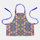 Search for wearing aprons Blue