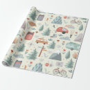 Search for camping wrapping paper Forest