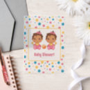 Search for twin stars baby shower invitations For her