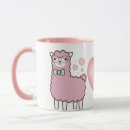 Search for pink llama mugs Girly