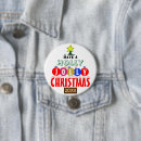 Search for christmas tree ornament badges Red