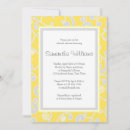 Search for yellow scroll invitations Simple