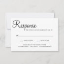 Search for plain white rsvp cards Elegant