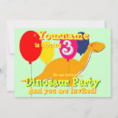 Search for pre birthday invitations Dinosaurs