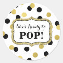 Search for black white pop stickers Baby shower