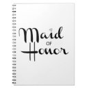 Search for for maid of honour notebooks Bridal shower