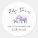 Search for elephant baby shower invitations stickers Pink