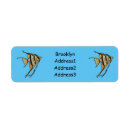 Search for aquarium fish return address labels Angelfish