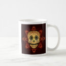 Search for flaming skull mugs Vintage