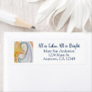 Search for madonna and child return address labels Christian