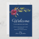 Search for navy blue flowers invitations Greenery