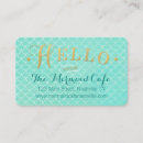 Search for mermaid scales business cards Ocean