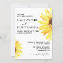 Search for sunflower wedding invitations Yellow