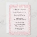 Search for lace sweet 16 invitations Pink