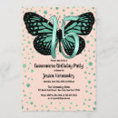 Search for pink butterfly invitations Modern