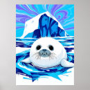 Search for seals art Harp seal
