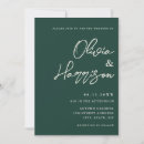 Search for emerald green invitations Simple
