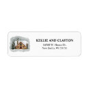 Search for winter return address labels Minimalist