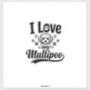 Search for i love my pug stickers Wolf