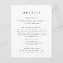 Search for classic wedding enclosure cards Formal