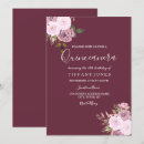 Search for rose gold and burgundy invitations Flowers