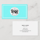 Search for aqua business cards Interior designer