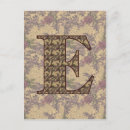 Search for letter e postcards Floral