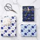 Search for navy blue wrapping paper Seamless pattern