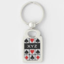 Search for diamond shaped key rings Spades