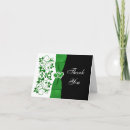Search for emerald green white thank you cards Flowers
