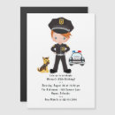 Search for policeman boys birthday invitations Cop