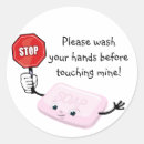 Search for wash hands stickers Covid 19