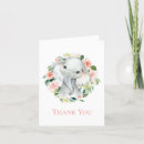 Search for elephant thank you cards Floral