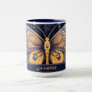 Search for purple butterfly mugs Gold