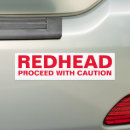 Search for redhead bumper stickers Funny