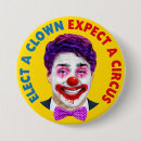 Search for circus clown badges Funny