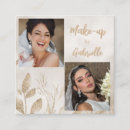 Search for beige business cards Beauty salon