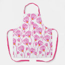 Search for pink flower aprons Girls