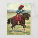Search for vintage cowgirl postcards Horse