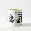 Search for panda love mugs Kawaii