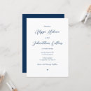 Search for bride and groom wedding invitations Navy blue