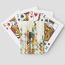 Search for urban playing cards Abstract
