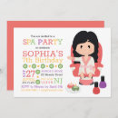 Search for nail party invitations Sleepover