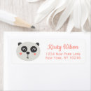 Search for baby panda return address labels Animal