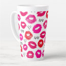 Search for red heart lips mugs Kiss