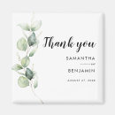 Search for thank you wedding magnets Typography