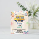 Search for bus birthday invitations Funny