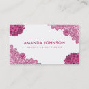 Search for lace business cards Girly