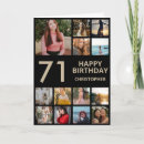Search for 71 birthday cards Seventy first birthday