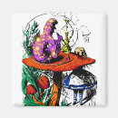 Search for alice in wonderland magnets Mushroom